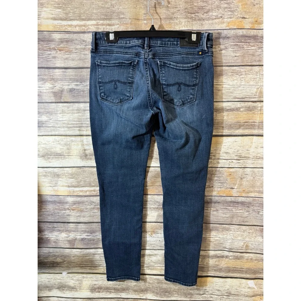Lucky Brand Lolita Skinny Jeans Dark Wash Denim Size 6‎ 28 Womens Mid Rise Slim